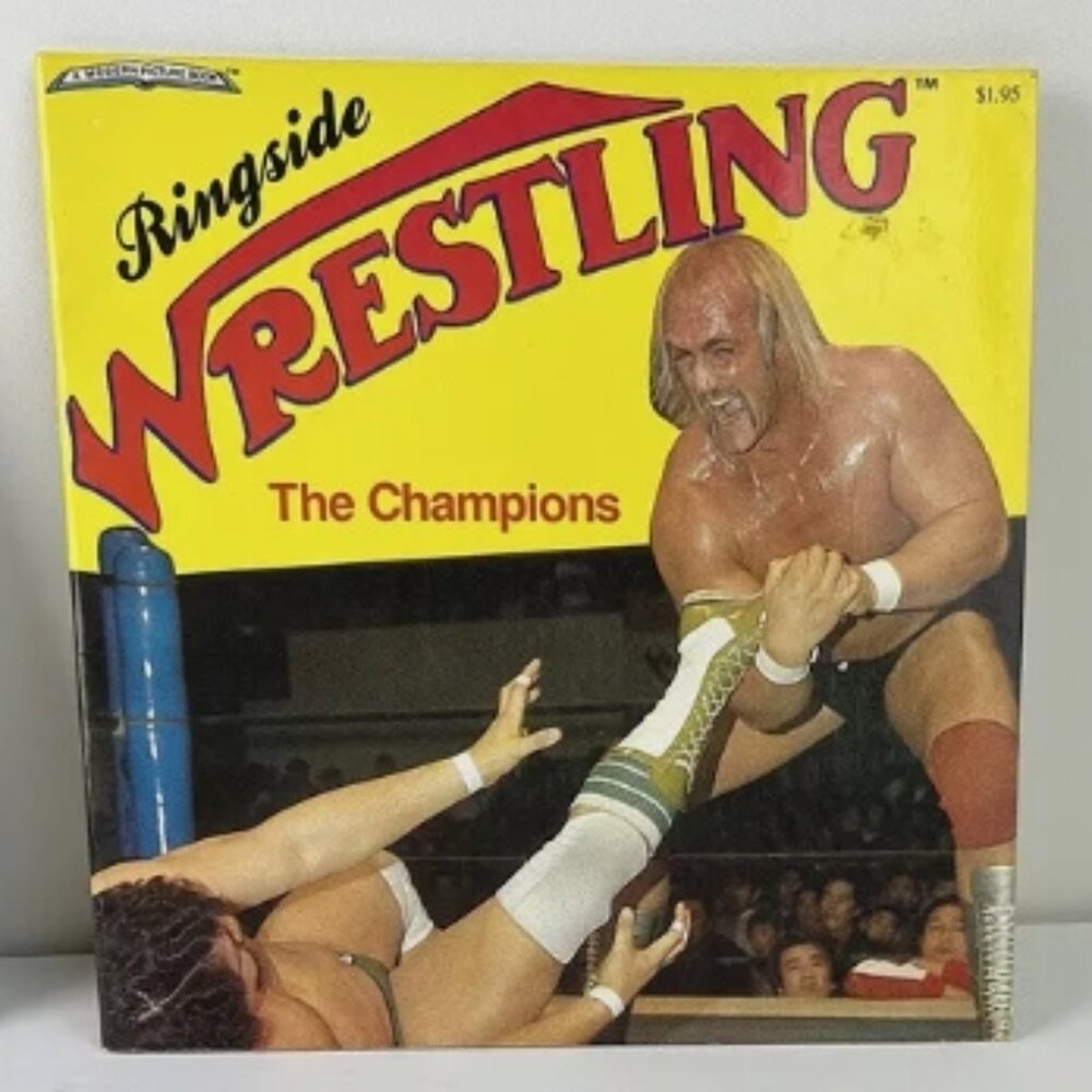 2 Ringside Wrestling Picture Books 1985 Hulk Hogan + Andre the Giant